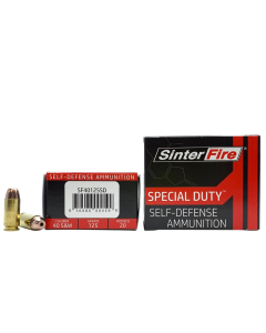 SinterFire Special Duty 125gr .40 S&W 20 Round SF40125SD