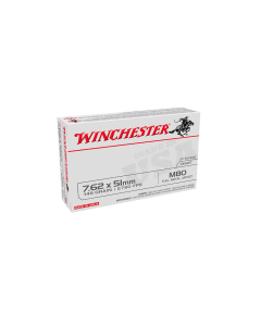 Winchester USA M80 7.62x51mm NATO149GR FMJ Ammunition 20RD WM80