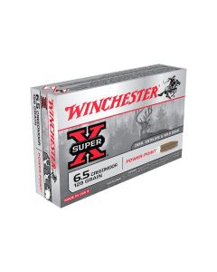 Winchester Super-X 6.5 Creedmoor 129GR Power Point Ammunition 20RD X651