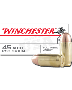 Winchester USA .45 Auto 230GR FMJ Ammunition 50RD Q4170