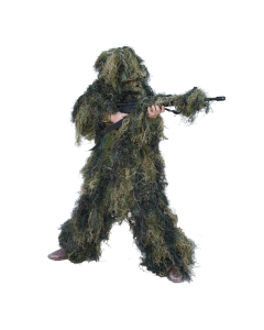 Red Rock Outdoor Gear 5-Piece Youth Ghillie Suit, Woodland 70915YL