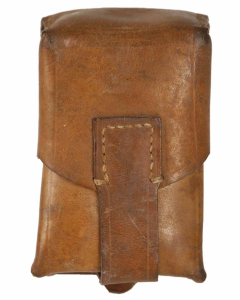 Used Serbian Leather Cartridge Pouch 91364400