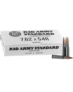 Red Army Standard 7.62x54mmR 148GR FMJ Steel Shot Ammunition AM3093