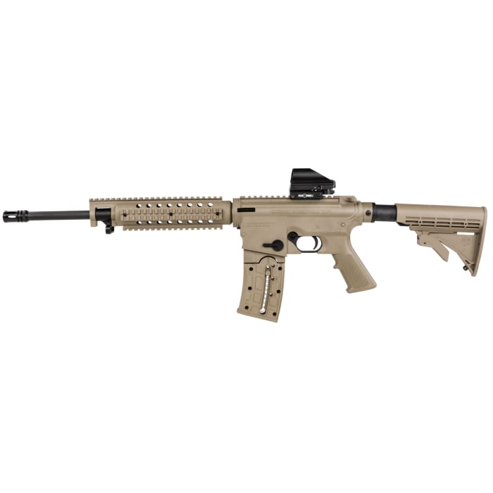 Mossberg 715T Flat Top .22 LR Semi-Automatic 25rd 16.25" Rifle w/Green Dot Sight 37240