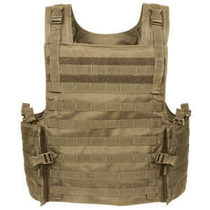 Armor Plate Carrier Vest with MOLLE Webbing - Coyote Tan 20-8399